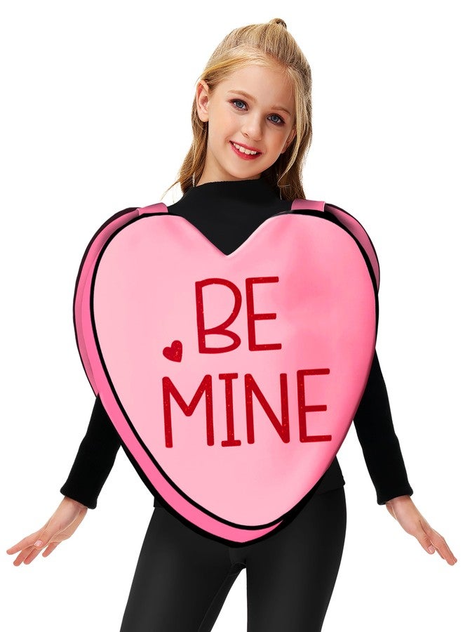 AOBUTE Valentine Day Love Clothes Kids Girls Heart Be Mind Chocolate Box Pink Outfit - Image 1